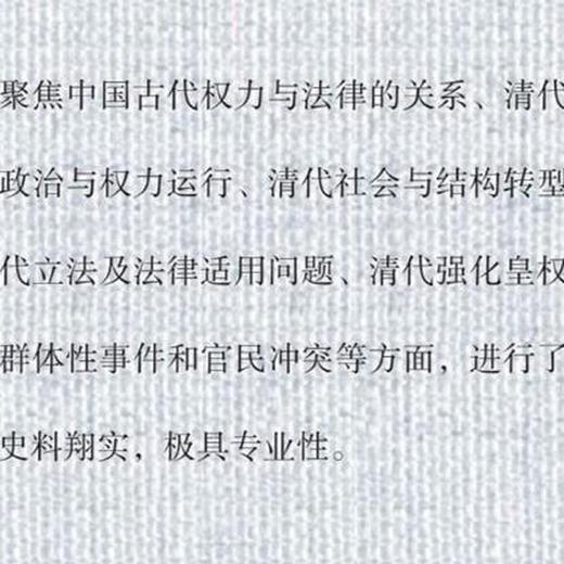 清代法律与清代政治 林乾著 清代法制史研究 商品图3
