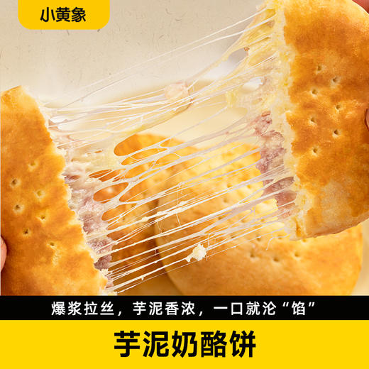 【赠奶酪饼1袋】小黄象原制奶酪饼100g/袋/小黄象芋泥奶酪饼105g/个 商品图5