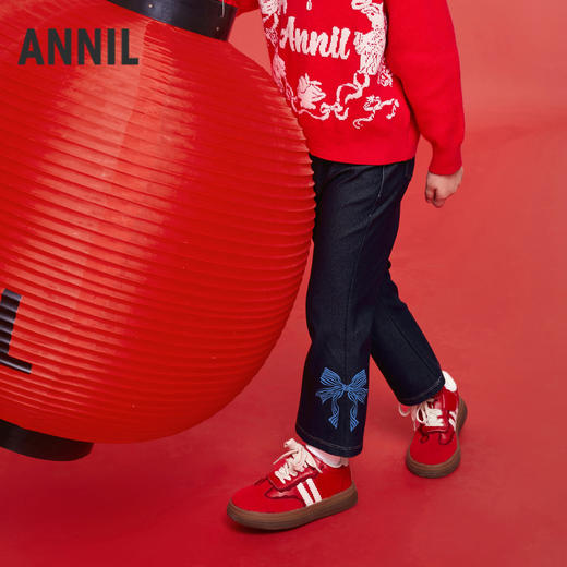 女童牛仔单裤春季新款安奈儿童装实体店同款XG516551 商品图2