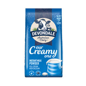【保税】澳洲德运Devondale全脂奶粉1Kg*2袋
