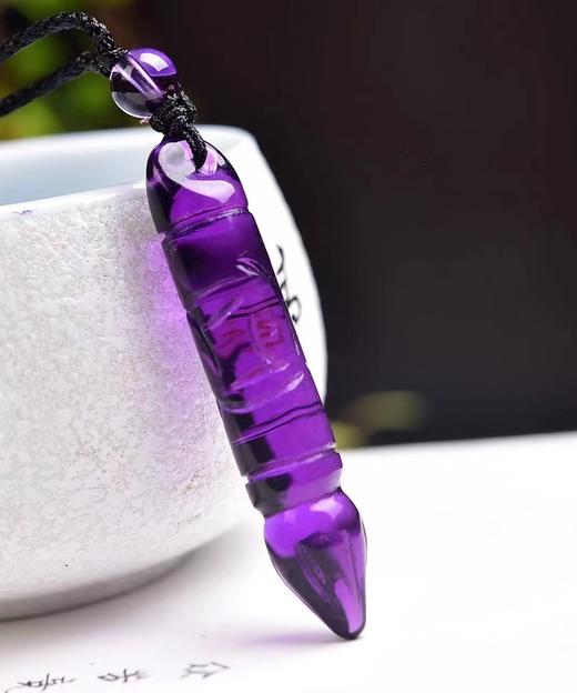 天然水晶文昌笔吊坠（长约5cm） 商品图2