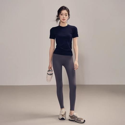 Gymicon能量符号 春夏健身服跑步纯色瑜伽服运动防走光吸汗透气速干衣YASY2413 商品图4