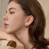ARSIS｜蛇来运转系列 蛇纹纳财双环耳圈 商品缩略图3