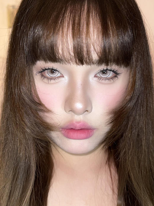 MirageColor黎雾旗下 | 盐霜蓝莓&半熟南瓜&偷心提子&肉桂桃子 14.5mm白狮参考着色大直径  半年抛 商品图11