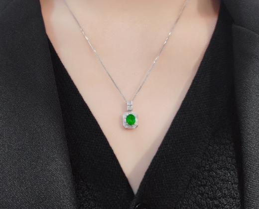 0.9ct刻面祖母绿吊坠 商品图3