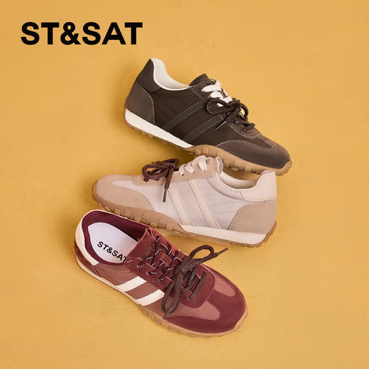 星期六复古休闲百搭舒适德训鞋SSC3112CBH 商品图4