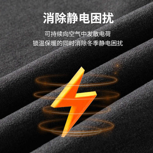 【抗菌&抗静电&抗起球】圣得西男士商务直筒裤秋冬保暖休闲裤 商品图4