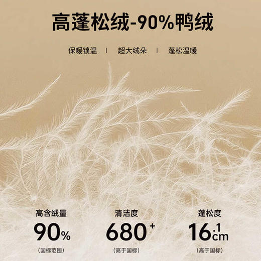 【90%鸭绒】圣得西冬季双层领保暖中长款羽绒服男潮外套 商品图4