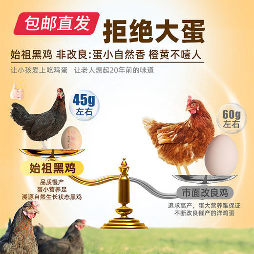 超集丰味 黑鸡蛋 30枚装（约1200g）【包邮直发】 商品图1