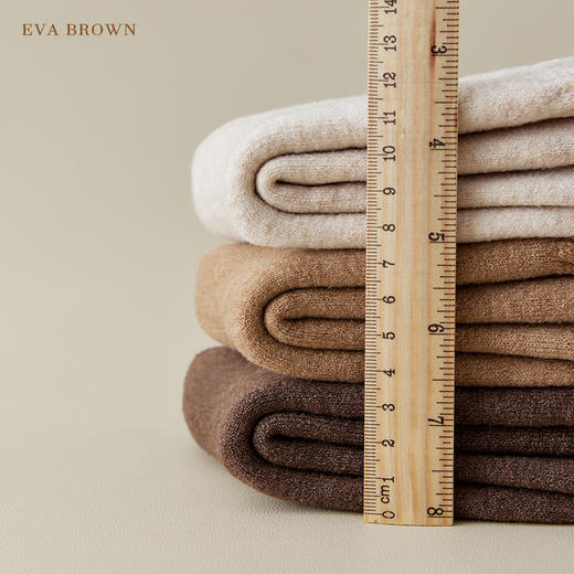 【六双装】EVA BROWN男女加厚羊绒袜，加厚内里精梳羊绒。保暖抗寒5级抗起球，亲肤暖糯雪地袜男女同款 商品图0