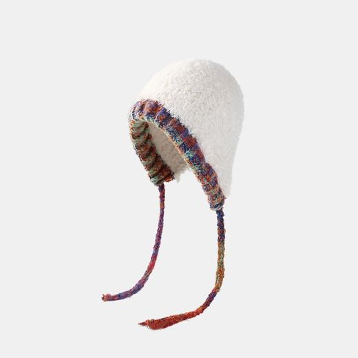 【轻柔保暖，更显脸小】帽子女冬季新款 毛绒针织帽 护耳保暖 防寒显脸小 可爱百搭毛线帽-QQ 商品图5