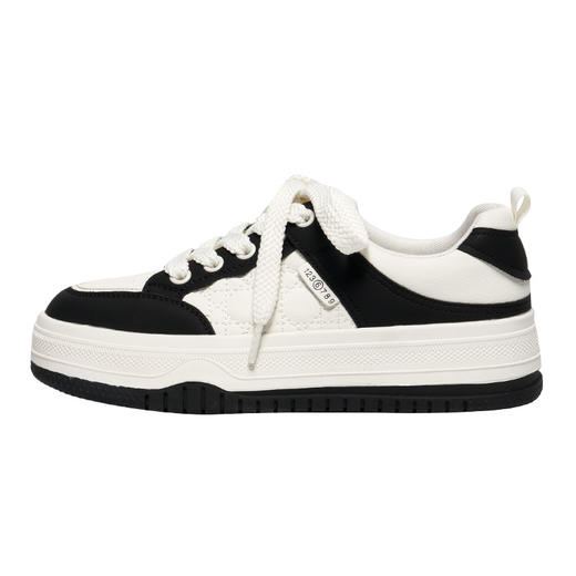 IEF/爱依服2025休闲鞋 春季 时尚小众设计百搭低帮厚底小白鞋15691 商品图5