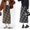 【给寒冬一丝温暖】复古毛呢格子裙 百搭简约的A型半裙 复古气质 遮小肚腩 高腰显瘦 显腿长 商品缩略图4