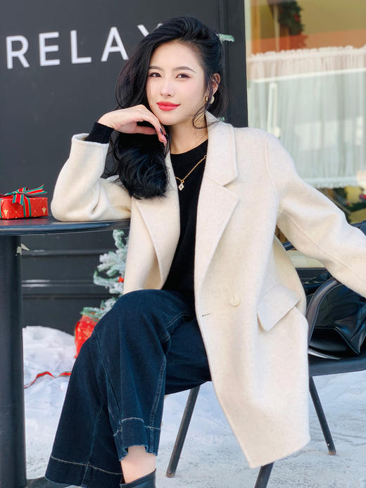 【百图lulu定制】【漫画腿直筒裤】法式风 大口袋 高腰 直筒加绒  九分牛仔裤 靴裤 商品图9