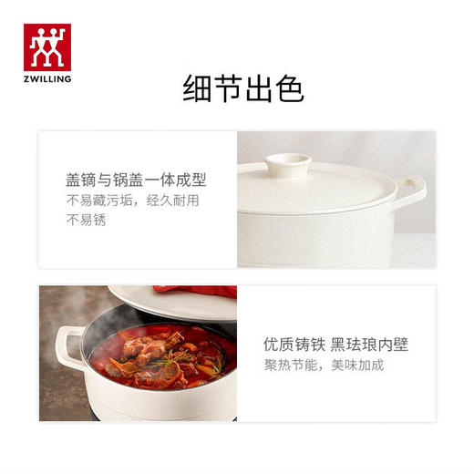 双立人  Dragon 铸铁饭釜锅22厘米 商品图3
