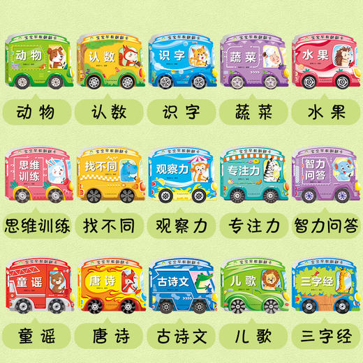 【爱德少儿】全套10册幼儿撕不烂早教书儿童书籍0-3岁宝宝故事书 唐诗三字经古诗文找不同童谣思维训练专注力儿歌0-1-2-3岁婴儿启蒙早教翻翻卡 商品图1