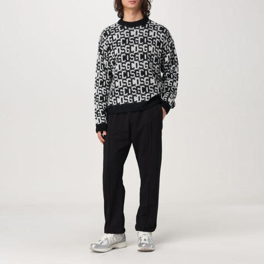 GCDS 男士字母徽标提花混纺羊毛针织衫 混色 A2CU1503KF510 商品图3