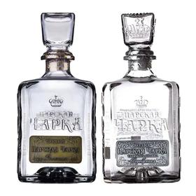 俄罗斯沙皇金樽牌金标/银标风味伏特加500ml/250ml 自带贵族气息色清透明 012703/012704/012705/012706