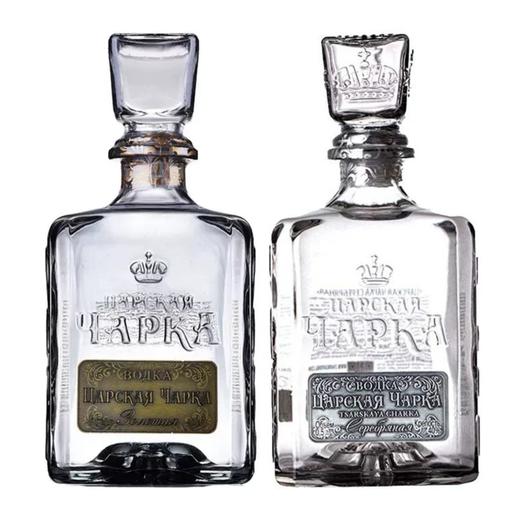 俄罗斯沙皇金樽牌金标/银标风味伏特加500ml/250ml 自带贵族气息色清透明 012703/012704/012705/012706 商品图0