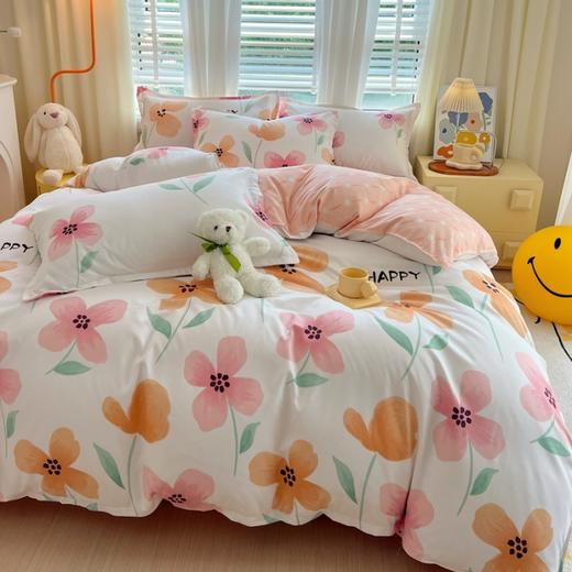 CKKHOUSE 秋冬款加厚四件套 斜纹印花 吸湿透气 多款可选 商品图5