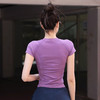 Gymicon能量符号 春夏款健身运动跑步短袖弹力瑜伽服女透气显瘦T恤SY2006 商品缩略图1