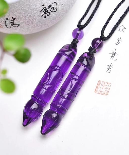 天然水晶文昌笔吊坠（长约5cm） 商品图3
