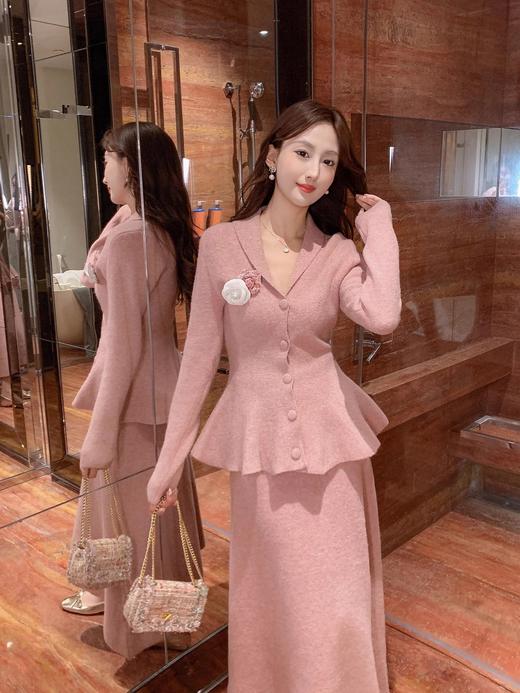 张心子 轻奢小香风山茶花胸针  U2411115 商品图11