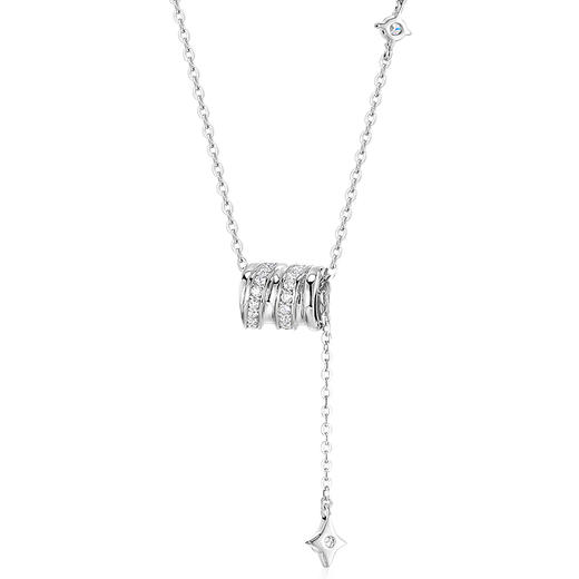 卡蒂罗KADER 灵蛇心愿小蛇小蛮腰项链 新中式 新年本命年闪耀锁骨链 满钻璀璨转运珠 新年礼物 商品图2