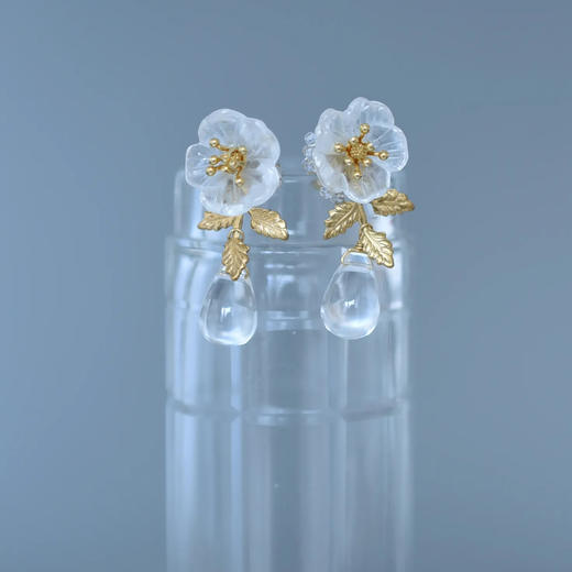 订购8周到｜Monshiro-nemophila erring-风铃草 耳环［日本设计师］ 商品图5