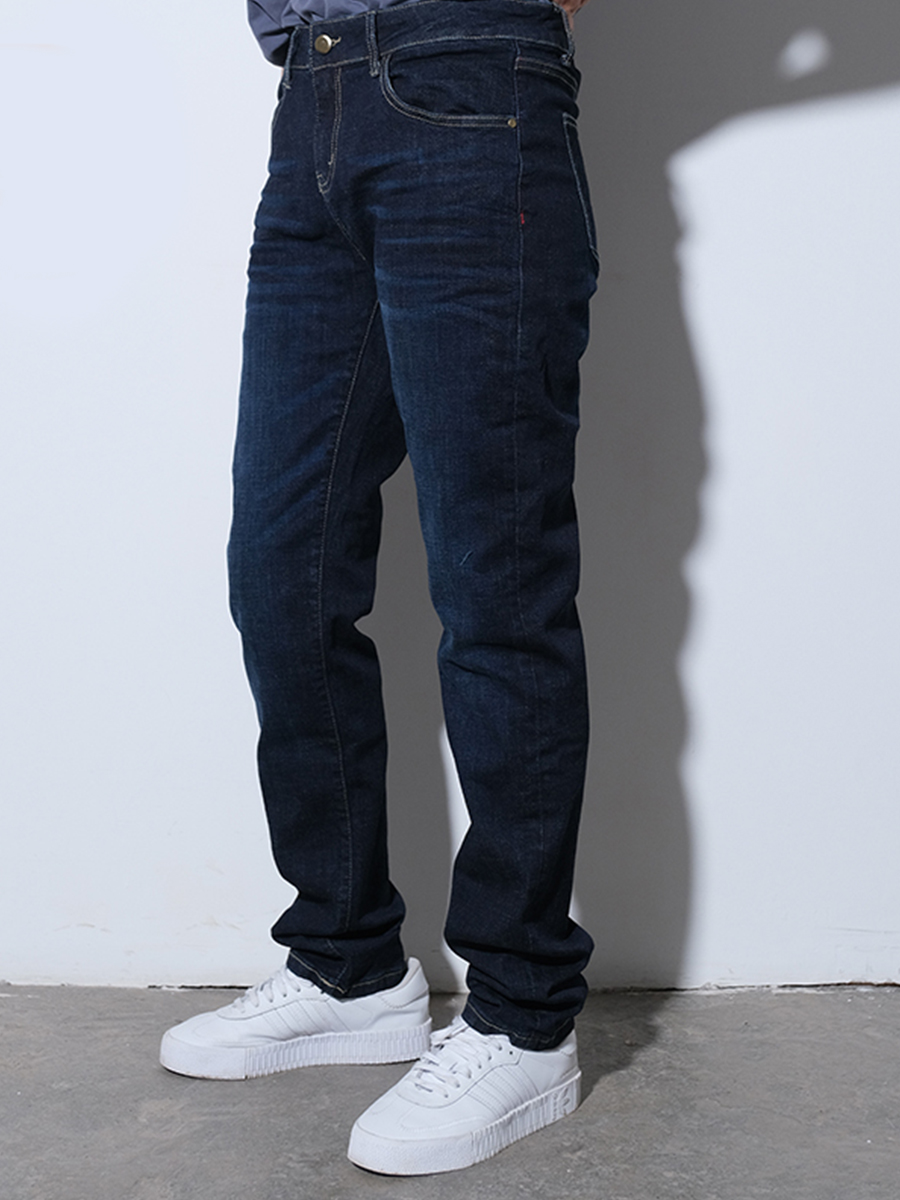 【特价清仓】女士牛仔原色纯棉休闲直筒长裤