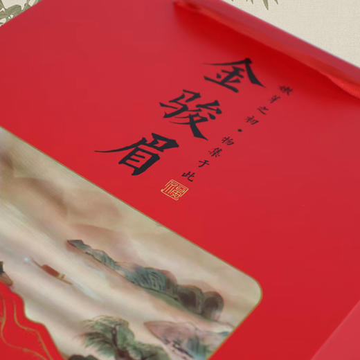 山水茶意【红. 1斤金骏眉手提袋】1元1条.1捆50个.满300个包邮 商品图1