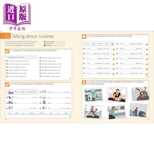 【中商原版】2024新版 DK人人学英语练习册2 DK English for Everyone Practice Book Level 2 Beginner 英文原版ESL自学教材 商品图3
