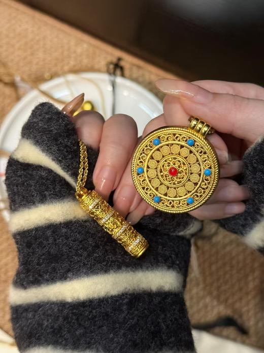 不是真金买不起沙金镀金𝟏𝟖𝐊更有性价比招财平安富贵 商品图14