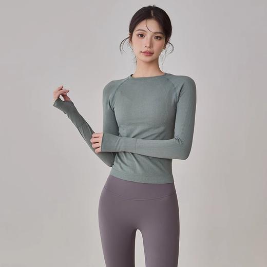 Gymicon能量符号 秋冬新款健身服瑜伽服长袖跑步运动上衣SY2038 商品图3