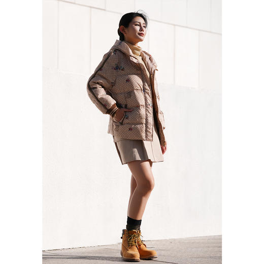 【鹅绒】乔万尼鹅绒服女款秋冬高端新中式国风设计ET4T005 商品图3