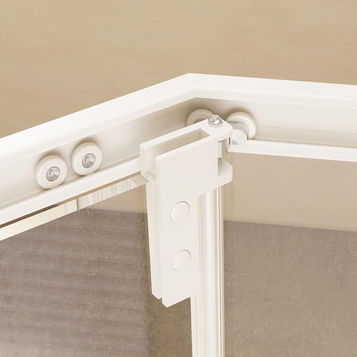 帝王洁具钻石型淋浴房不锈钢家用钢化玻璃隔断卫生间干湿分离SH912 商品图2