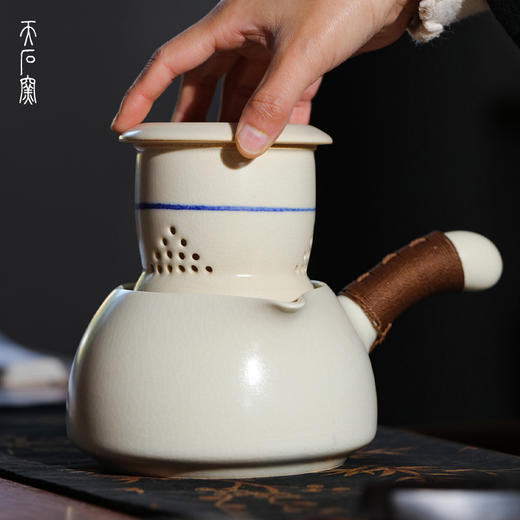 问鼎天石窑草木灰釉瓷悬壶 商品图3