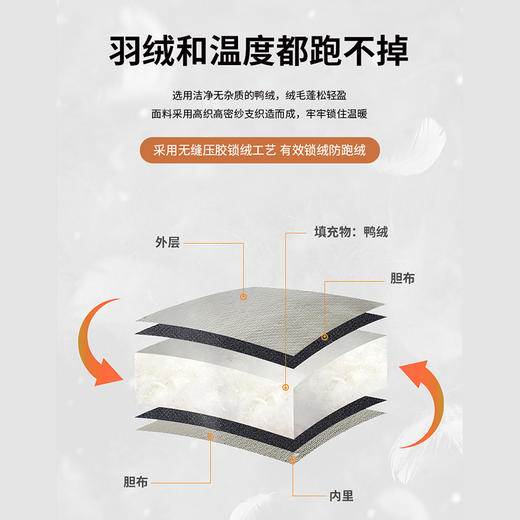 圣得西秋冬青年连帽工装风时尚休闲日常防寒保暖羽绒服潮 商品图4