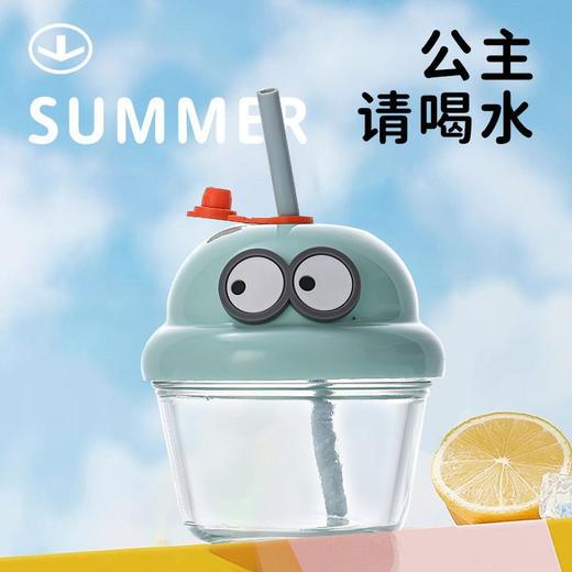 【Q萌当道！快乐随心饮】创意迷你吨吨水杯可爱卡通玻璃吸管杯活动迷你礼品杯牛奶咖啡胖胖杯子 商品图2