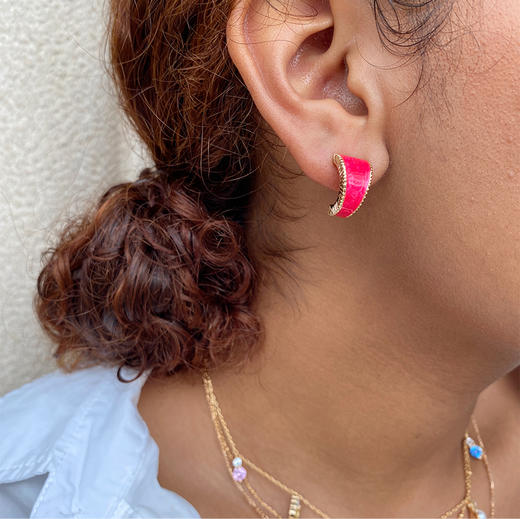 LHWINDSOR温莎珠宝 生命力耳环原创设计耳饰小众设计小清新饰品 商品图7