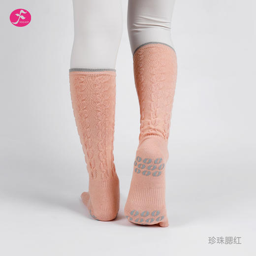 【一梵】撞色五指堆堆瑜伽袜3色 商品图11