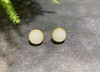【御珠宫坊】金镶羊脂白玉耳钉 商品缩略图4