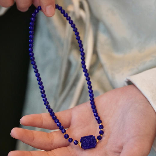 【手串】福在眼前 青金石双圈手串 CR 商品图1