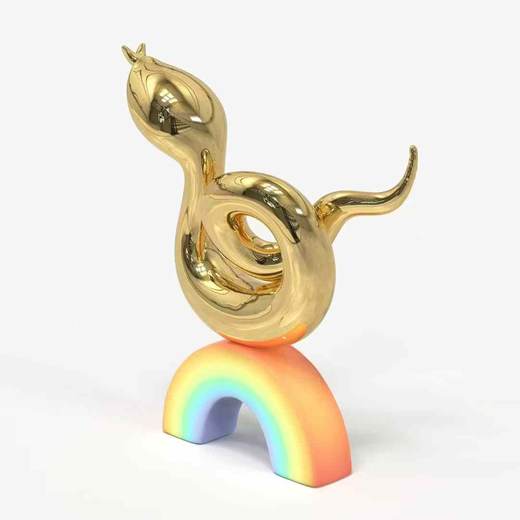 苏凌志《彩虹蛇》金色 商品图2
