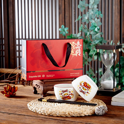 【蛇年限定❗️蛇来运转餐具礼盒】动动碗筷纳福开运，吃饭都能感受蛇年的好运势❗️过年春节新年元旦礼物商务年会伴手礼蛇年小礼品套装开业活动定制 商品图4