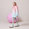 mettekids儿童羽绒服2024秋冬新款女童彩色渐变90白鹅绒连帽外套 商品缩略图5