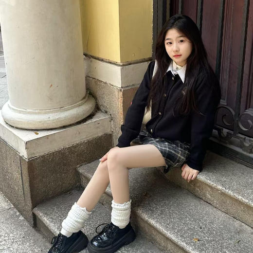 【超模君精选 喵小仟 毛呢格子裙】百搭简约的A型半裙 复古气质 遮小肚腩 高腰显瘦  显腿长 商品图2