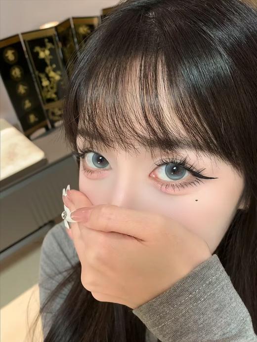 MirageColor黎雾旗下 |冰布鲁&野茶子&黑曼巴  14.5mm白狮参考着色中大直径  半年抛 2片 商品图8