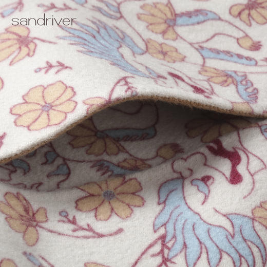 西藏“吉祥狮”正反两穿羊绒双面呢外套SJF96W354N 商品图2