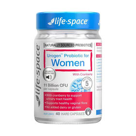 【保税仓】Life Space女性（含蔓越莓）益生菌胶囊40/60粒 B420益生菌刘畊宏限定款礼盒